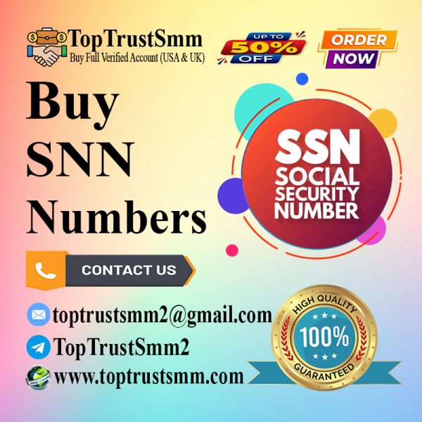 Buy verified SSN numbers